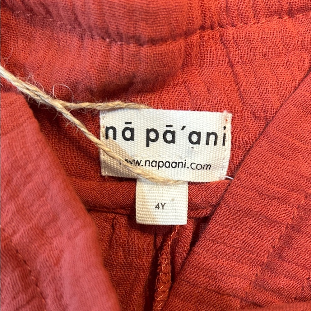 Na pa ani Girls Orange Dress, size 4Y, NWT - Picture 2 of 5
